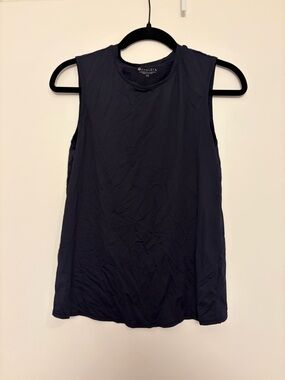 Athleta Navy Sleeveless Performance Tank
